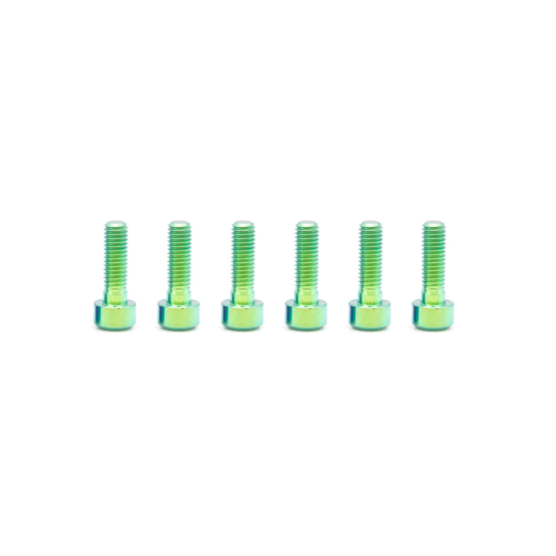 Titanium Bolt Kit M5x16 (6pcs) - green