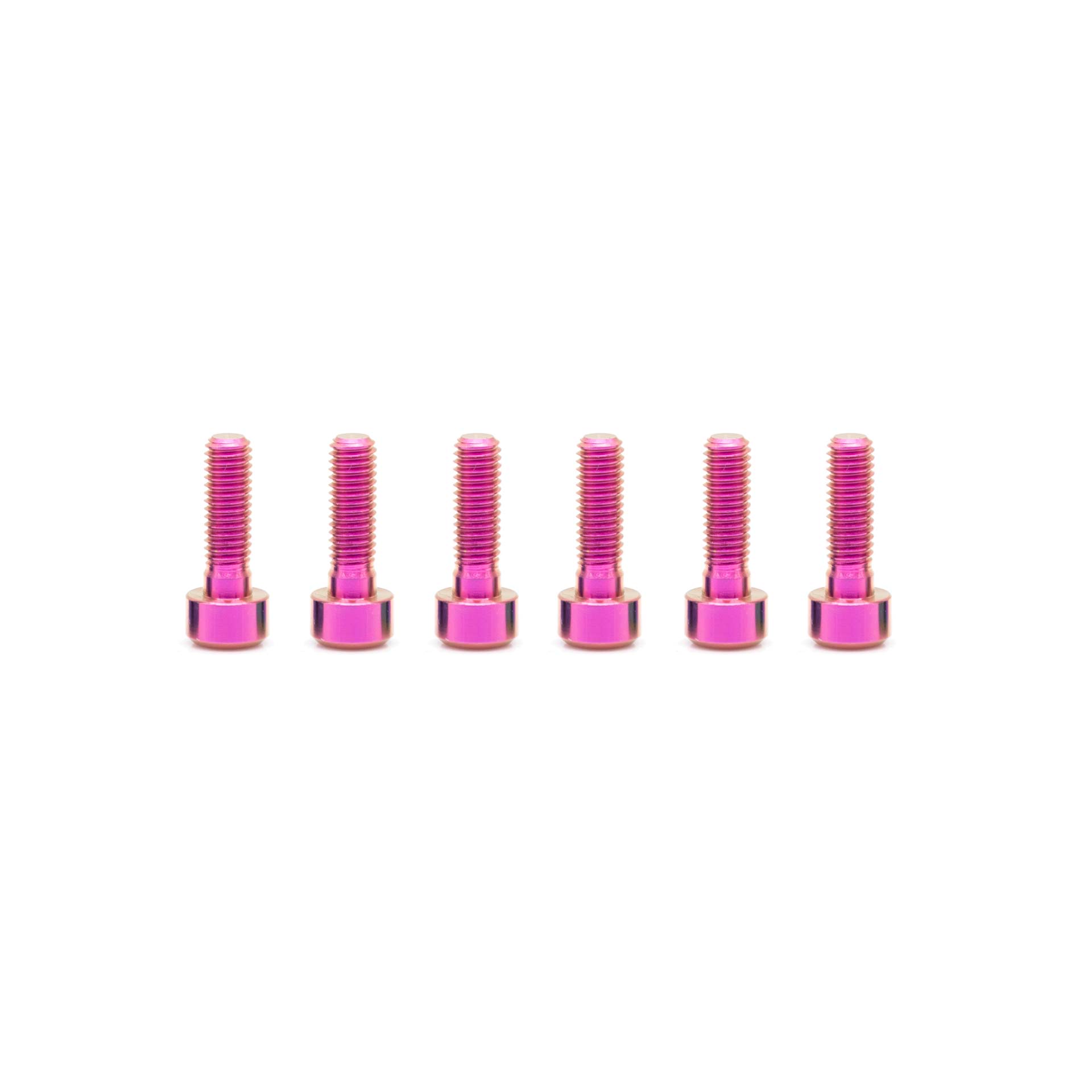 Titanium Bolt Kit M5x16 (6pcs) - purple
